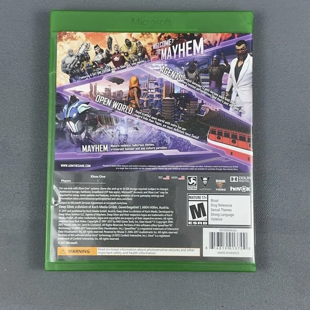 Agents of Mayhem Day One Edition -Microsoft Xbox One